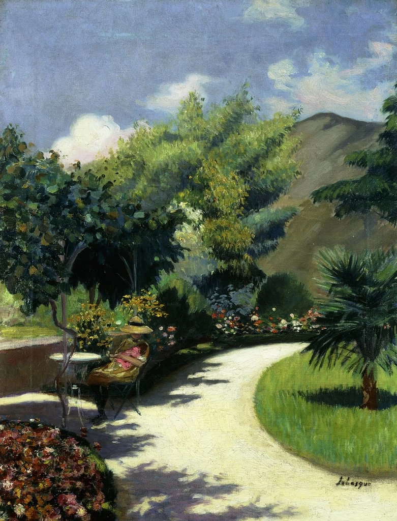 Ragazza in giardino, 1925